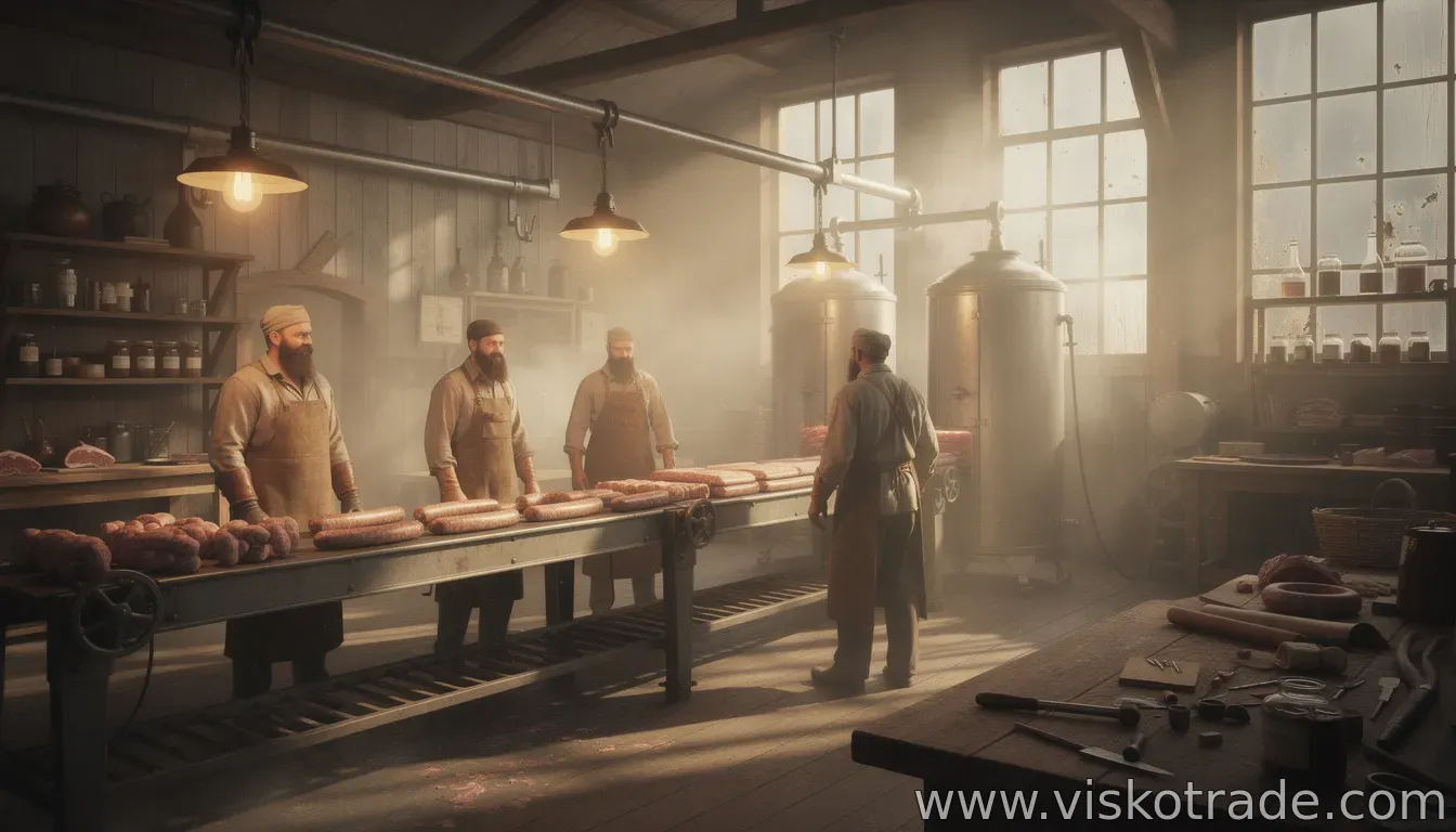 История производства колбас и сосисок в оболочке